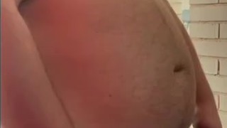 Huge belly & hidden dick