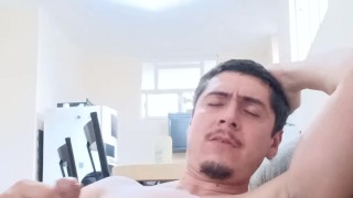 Armpit exposure jerk off n thick milk