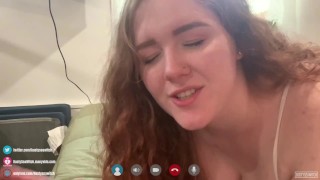 Secretly Cucking You With BBC Over FaceTime - Blowjob/Fuck/Facial - BustySeaWitch