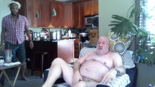 KennieJai gives neighbor a facial...lots of cum