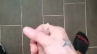 Cum on the floor