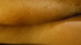 Sexy young ebony chained up and lovin white daddy