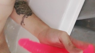 Fucking my hole with a toy