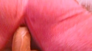 Hot teen fit girl riding dildo after gym in yoga pants cowgirl reverse desperate fuck