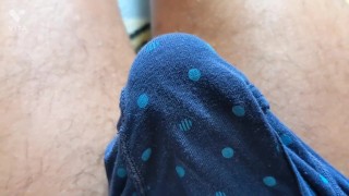 【パンツの上からフル勃起しちゃいました】ギリギリモザイク　日本人男性