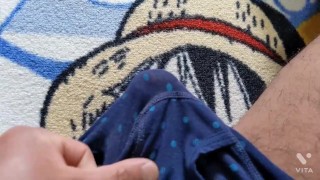 【パンツの上からフル勃起しちゃいました】ギリギリモザイク　日本人男性