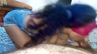 sumisipsip pa ng titi sa kanyang lalamunan, ingay ng tandang sa bibig nitong teenager na estudyante