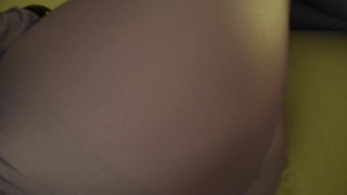 Purple Bondage Doll Spanked