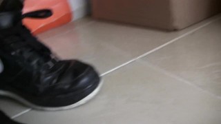 Nike AF1 HI cum in my shoes
