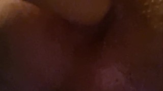 Close up anal with dildo and gape!