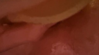 Close up anal with dildo and gape!