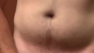 Jerking off before shower