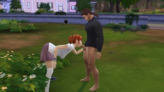 The Sims 4 Peeping Tina do Oral in nature