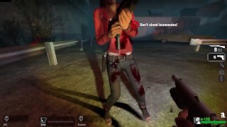 Zoey Left 4 Dead ryona レフト フォー デッド リョナ - 4명 사망 료나 - 死了4个人 良娜