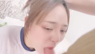 （顔射）乳首いじめたら思ったより〇〇かった♡どろっどろ精子で放心状態(イラマチオ)젖꼭지를 꼬집는 일본 여자