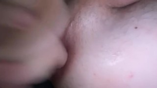 Twink fucks himself with dildo 