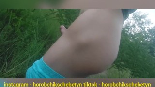 Young twink goes to the woods to wank his dick boy out in the nature cruising nude beach stud 