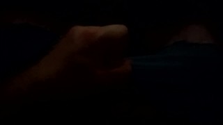 Sean jerking off in paking garage 
