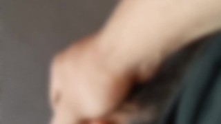 ２０代 ３日我慢でたっぷり射精 ノンケフェラを思い出してオナニー 日本人 勃起 仮性包茎