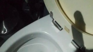 Those people in the after club just made me so frustrated. Ruined orgasm in shadow plays in toilet