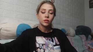 Cuckold humiliation dirty talk and JOI on russian from your hot girlfriend Evelyn