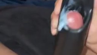 Cumming with my new toy