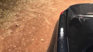 Jerking off my monster cock in public 