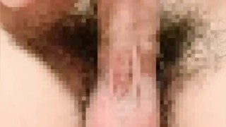 【包茎】萎えちんから勃起するまで。手でしごきながら
