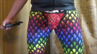 E-stim cum milking