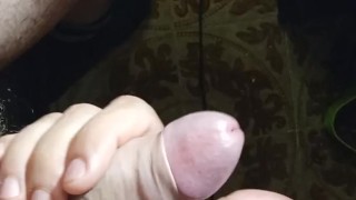 Enseñando mi polla