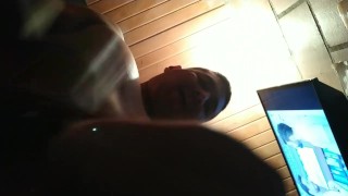 Having fun in the very hot room