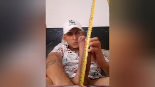 (LA VERGA MAS GRANDE) Me Mido La Verga Con Una Cita Métricas Me Mide 25Cm - 9.8 Pulgadas - Brayan Os