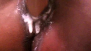 creamy af ebony milf orgasm 💦