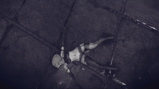 NieR: Automata - A2 ryona - English/ Japanese ニーア オートマタ リョナ - Default outfit, short hair
