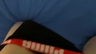 Very quick hot summer cumshot! 