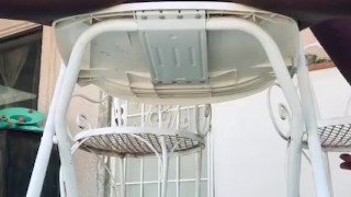 THINK THEY SAW ME? POV Masterbating outside.