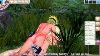 Naruto fucks tsunade in all holes