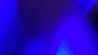 ball pumping under blue light
