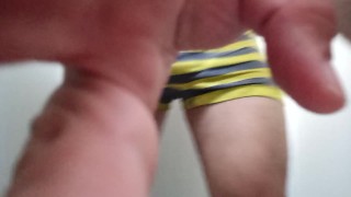 Pee on my underwear and wear it again.