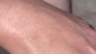 Rubbing asshole til orgasm