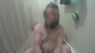 Uncle fixed the shower now, it's time to take one