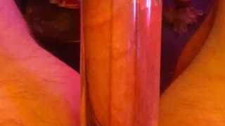 pumping up dick until it hits end of penis pump feels awesome verbal