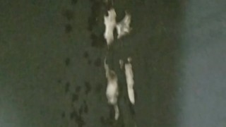 Kitchen Quickie - wet fleshlight and cumshot