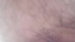 A hairy Japanese man masturbates while squatting. Super up-anal