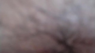 A hairy Japanese man masturbates while squatting. Super up-anal