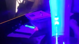 pumping dick blue light glow cockrings #3