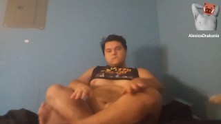 Chubby Boi In CropTop Shows Off