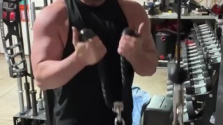 Working out and then making myself cum post workout 