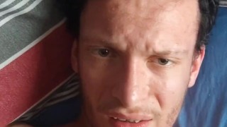 Pumping a big load in my mouth and swallowing my juicy cum