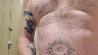 FPOV Edging And Finishing In A Public Restroom 